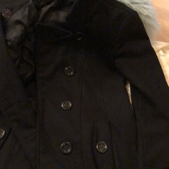 U2B - Black pea coat - Picture 3 of 5